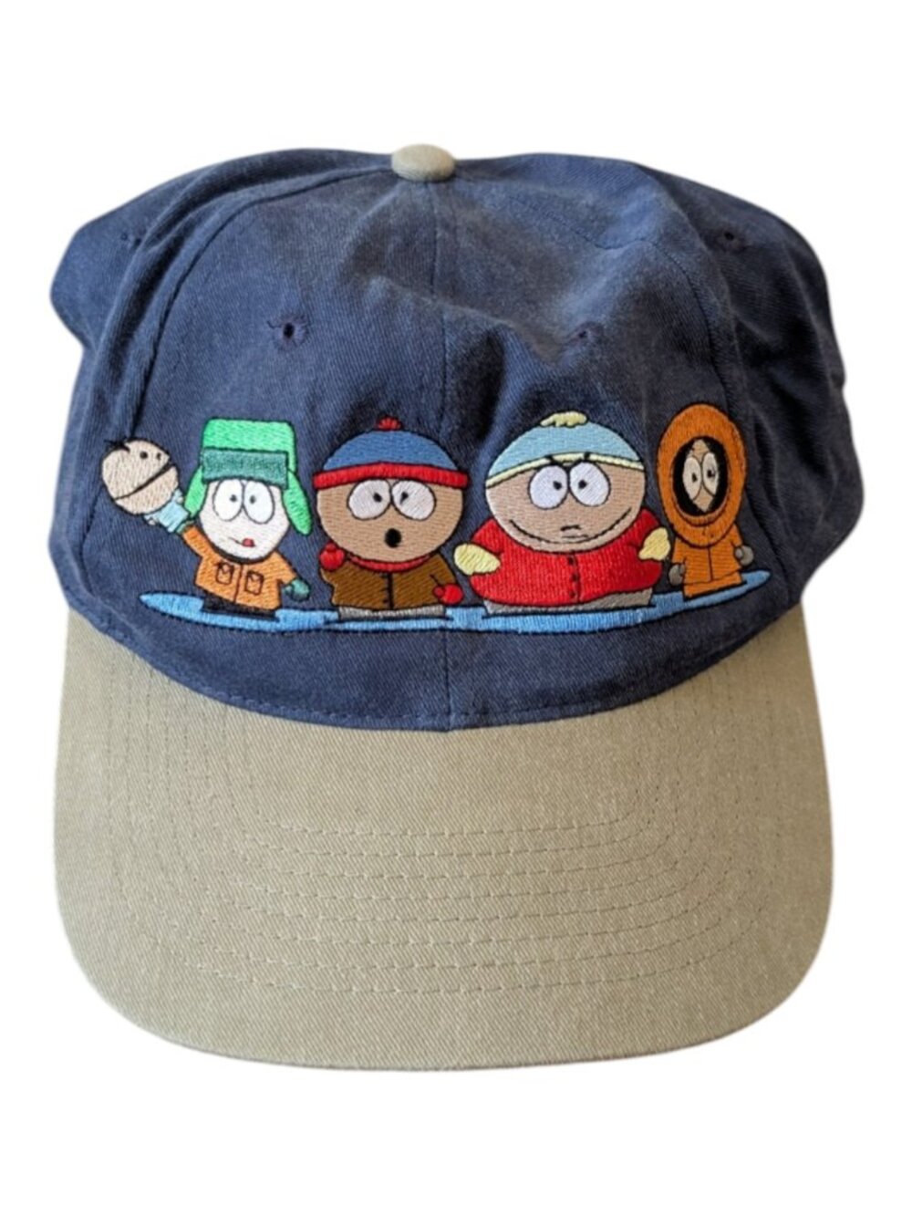 Vintage South Park Hat Cap Strap Back Embroidered Dad Comedy Central 90s Denim
